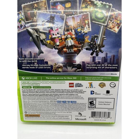 The LEGO Movie Video Game Xbox 360 - Complete CIB Tested - Picture 6 of 7